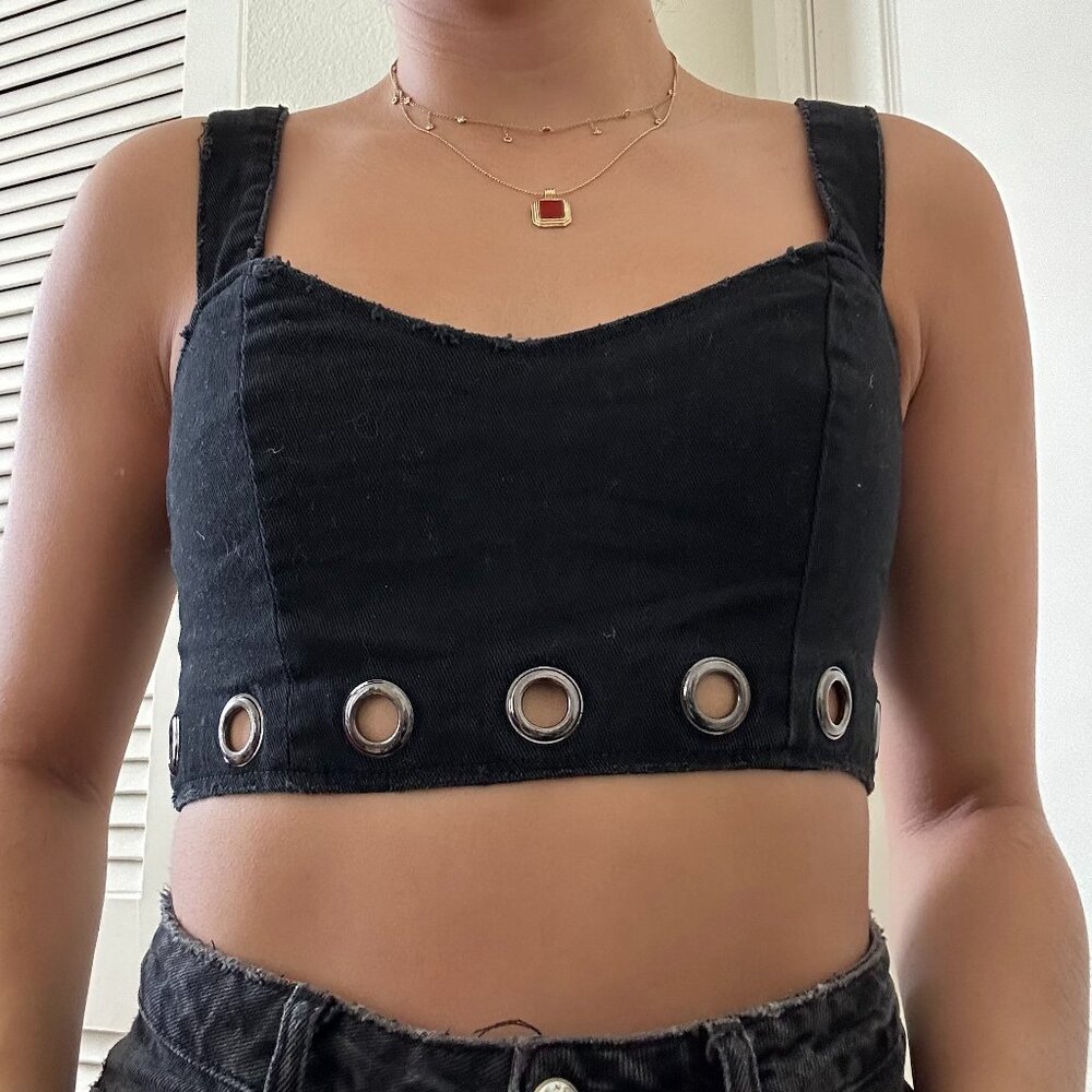 Black Crop Top